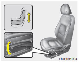 Altura del asiento (para el asiento del conductor) (opcional)
