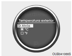 Unidad de temperatura exterior (opcional)