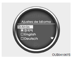 Ajustes de idioma