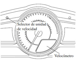Selector de unidad de velocidad (Tipo medidor de velocidad digital)