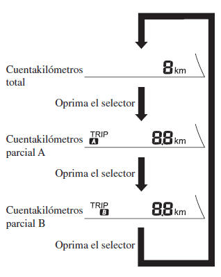 Grupo de instrumentos (Tipo medidor de velocidad digital/Tipo medidor de velocidad analógico (Tipo A))