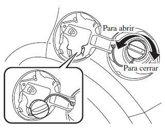 Tapón del llenador de combustible