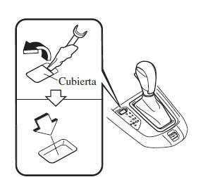 Desbloqueo de la palanca selectora