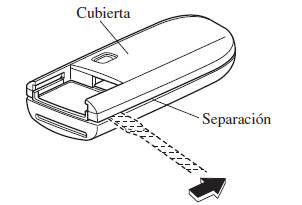 Cambio de la pila de la llave