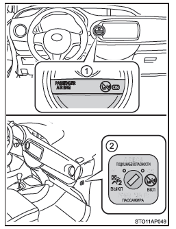 Sistema de activación y desactivación manual del cojín de aire