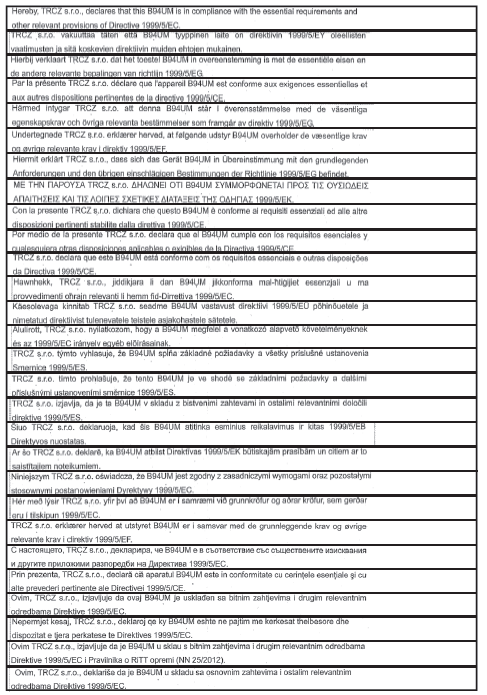 Certificación para el sistema de llave inteligente