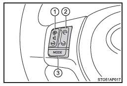 Utilización del sistema de audio con los interruptores del volante