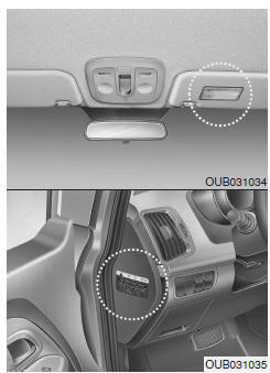 Etiqueta de aviso de airbag (opcional)